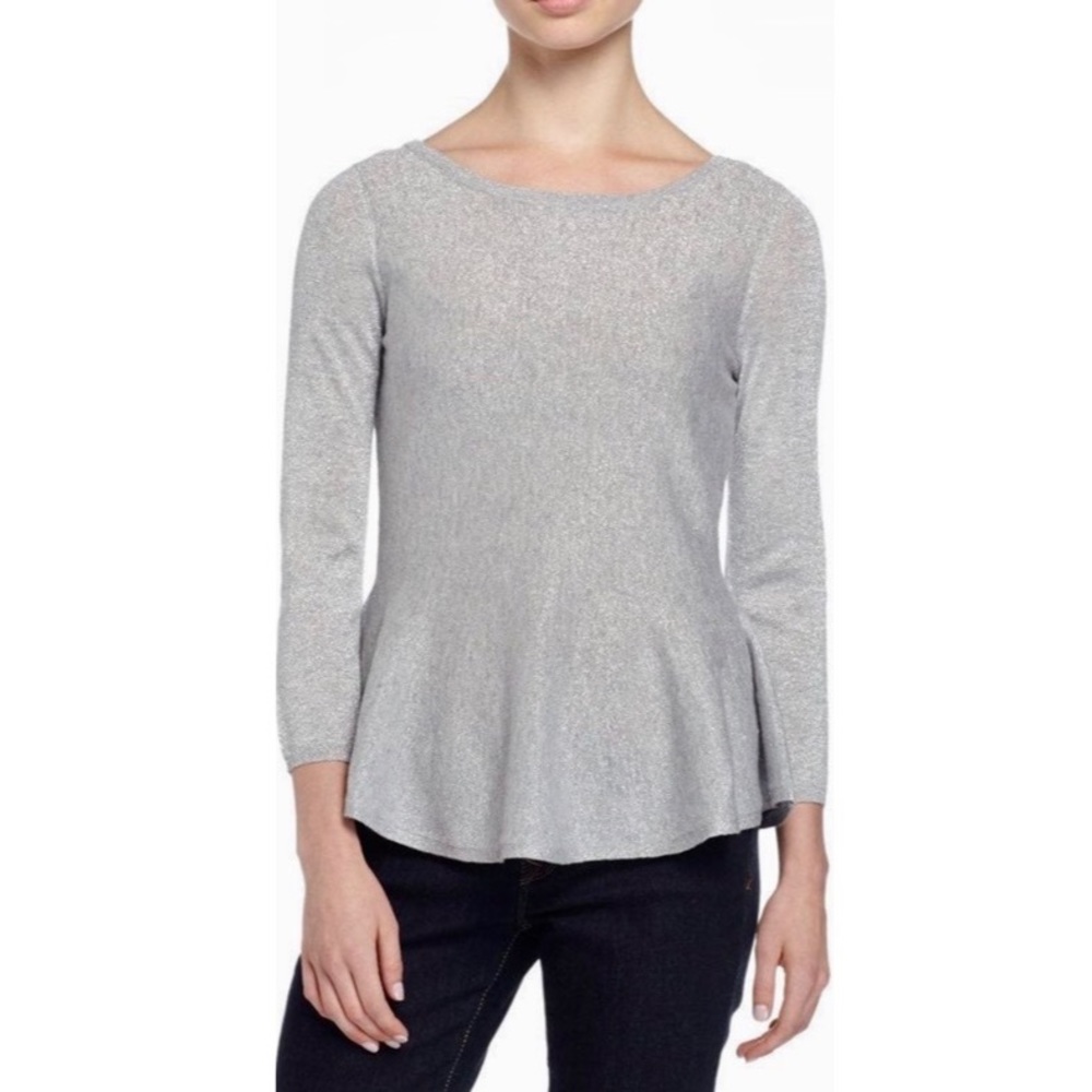 2/$30 🔥 Cashmere silver metallic sweater